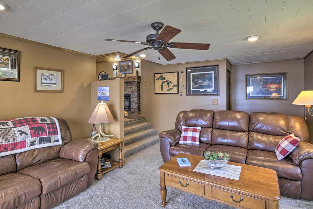 Pet Friendly  w/ Private Dock - Steps to Rice Lake