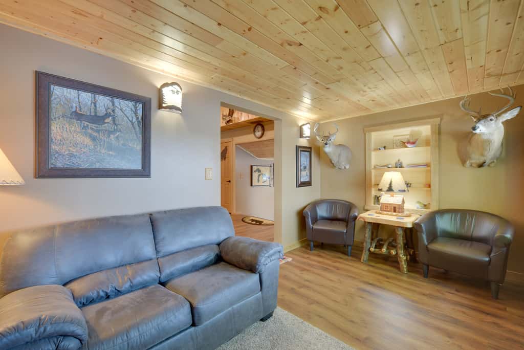 Pet Friendly  w/ Private Dock - Steps to Rice Lake