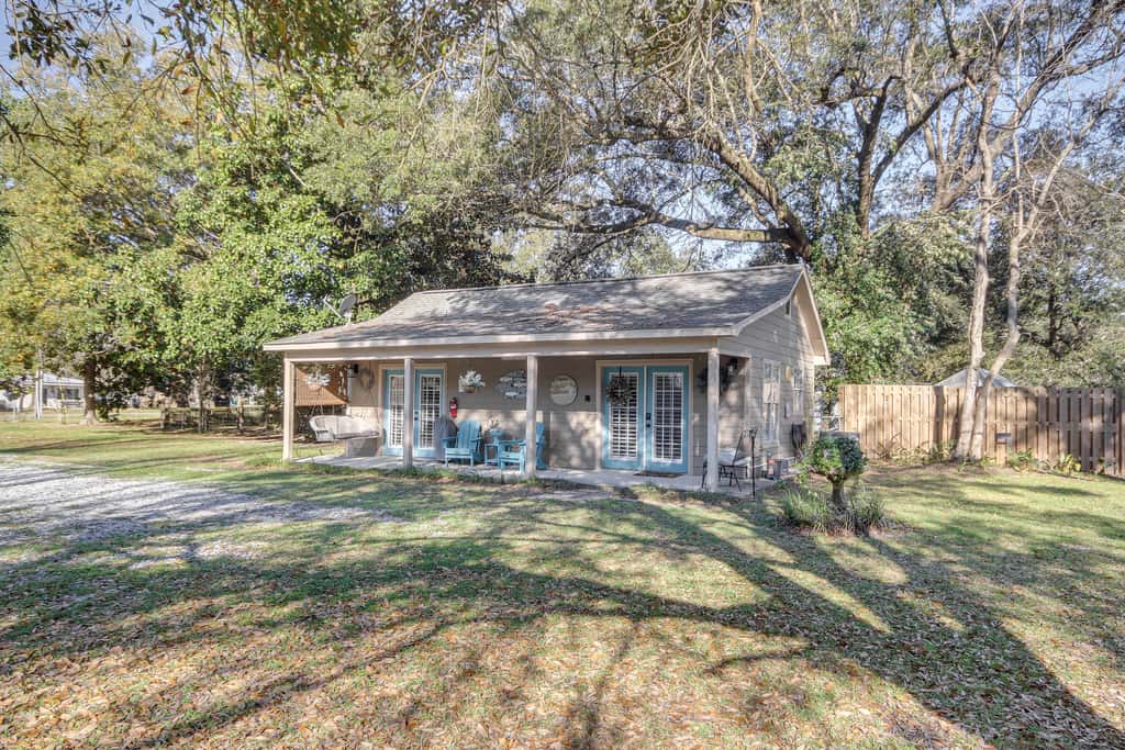 Walk to Beach: Waveland Retreat w/ Yard!