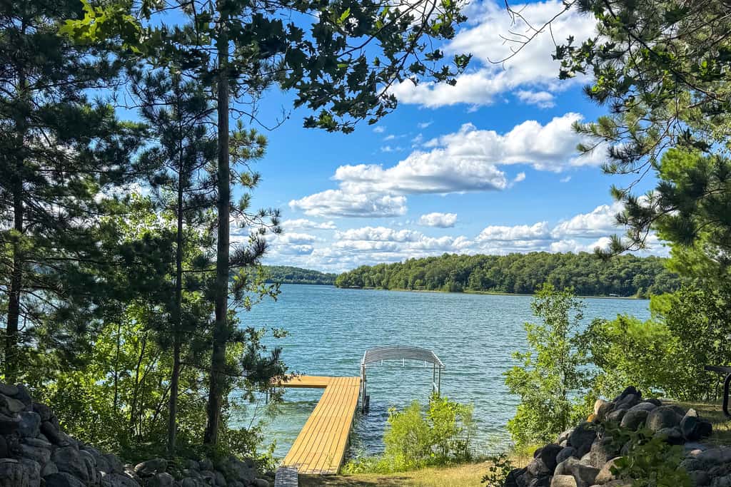 Waterfront Leech Lake Cabin w/ Boat Dock + Lift