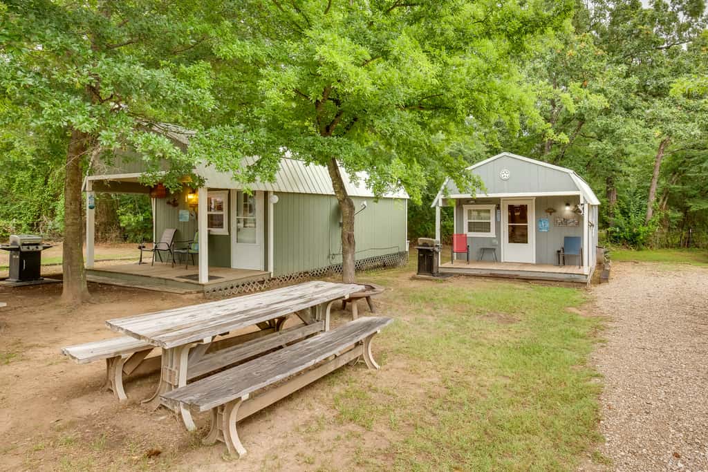 Lake Fork Studio Cabin w/ Dock + Boat Ramp!