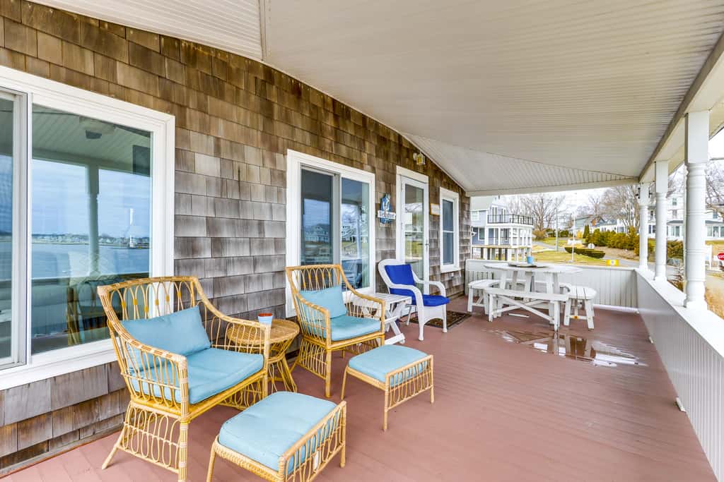 Dreamy Waterfront Westbrook Home on Private Beach