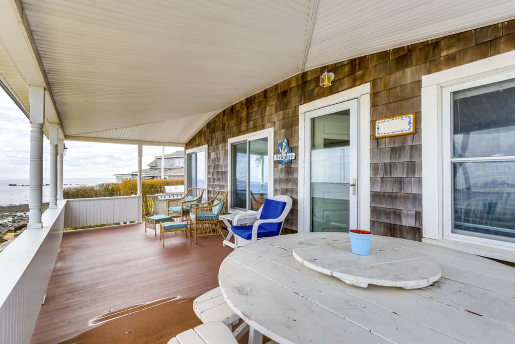 Dreamy Waterfront Westbrook Home on Private Beach