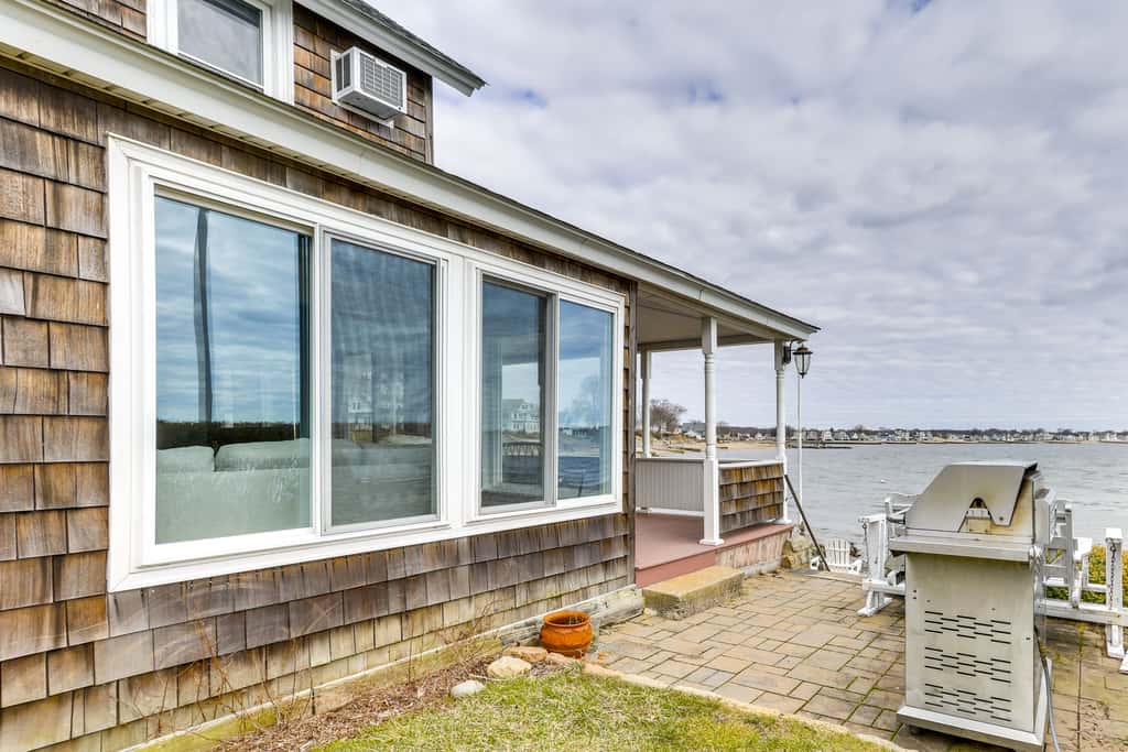 Dreamy Waterfront Westbrook Home on Private Beach