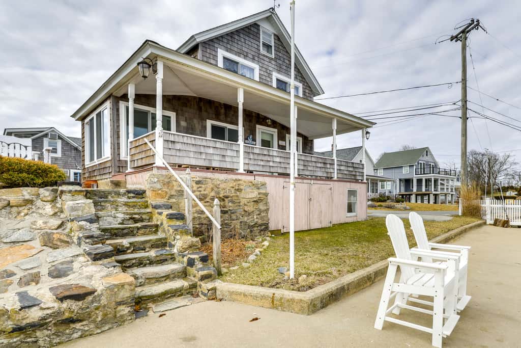 Dreamy Waterfront Westbrook Home on Private Beach
