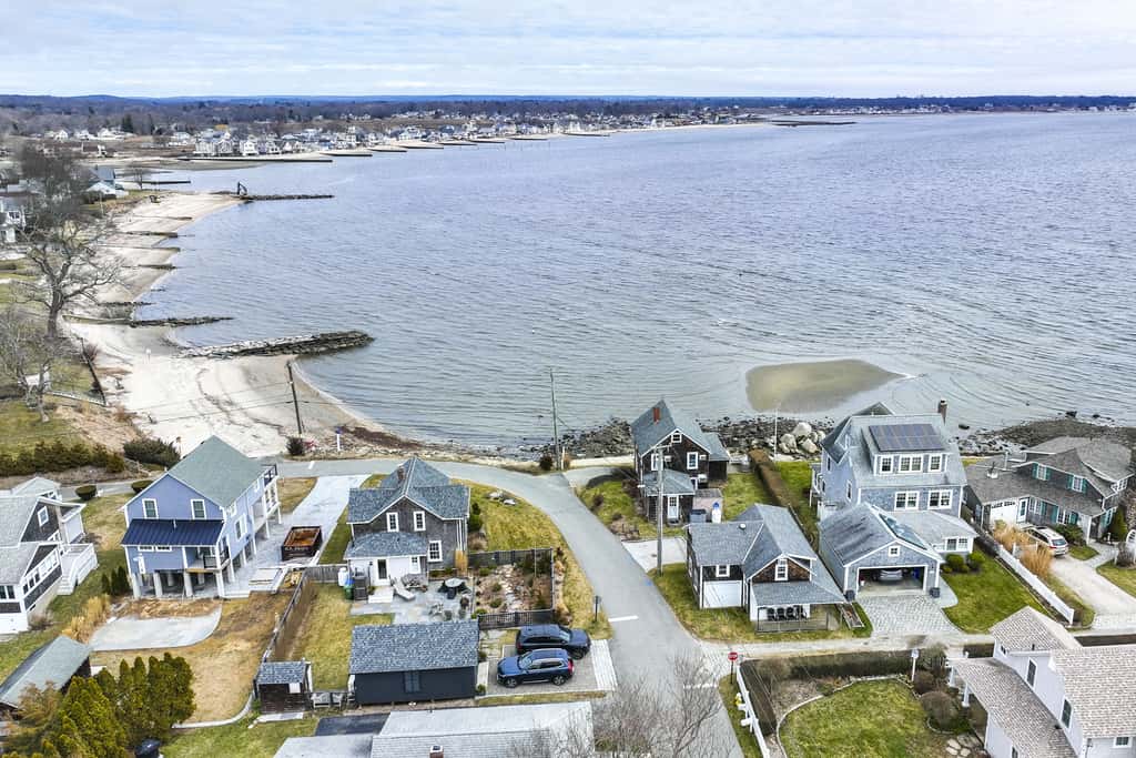 Dreamy Waterfront Westbrook Home on Private Beach