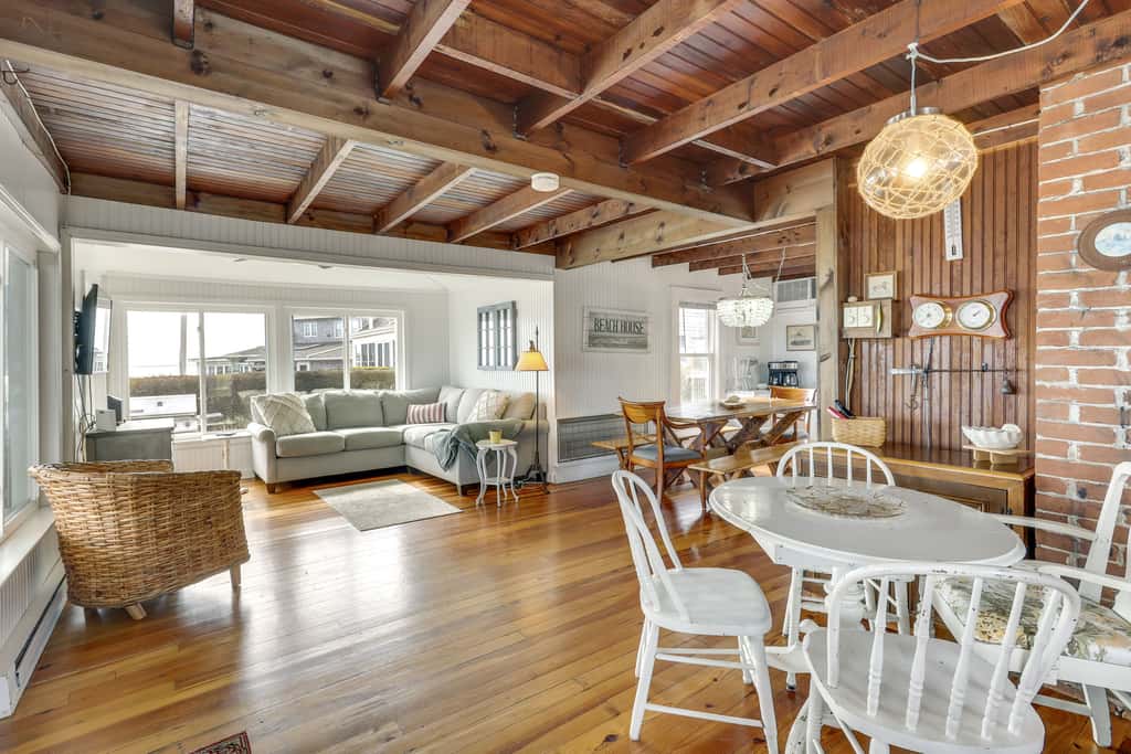 Dreamy Waterfront Westbrook Home on Private Beach
