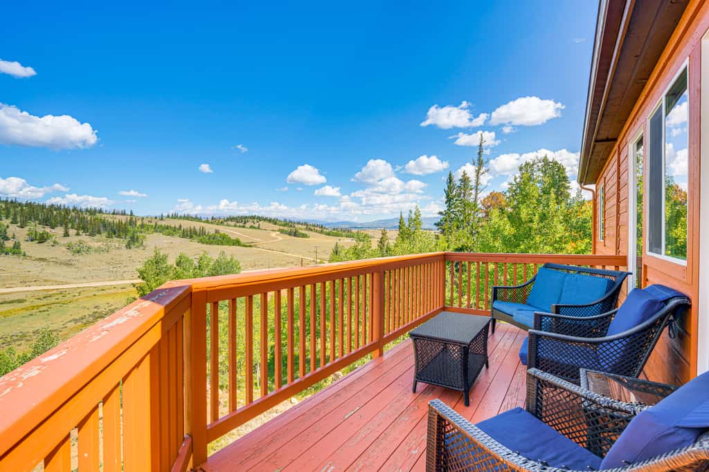 Deck & Views: Pet-Friendly Cabin in Jefferson!