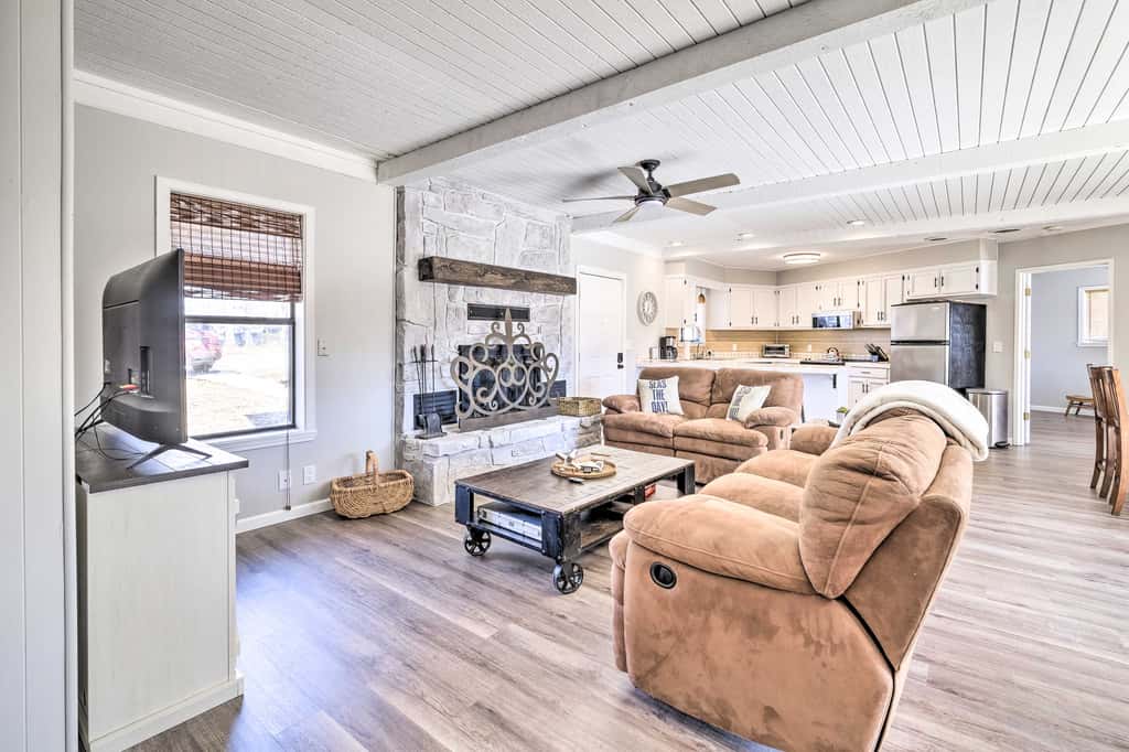Dock + Lake Access! Updated Cottage in Afton
