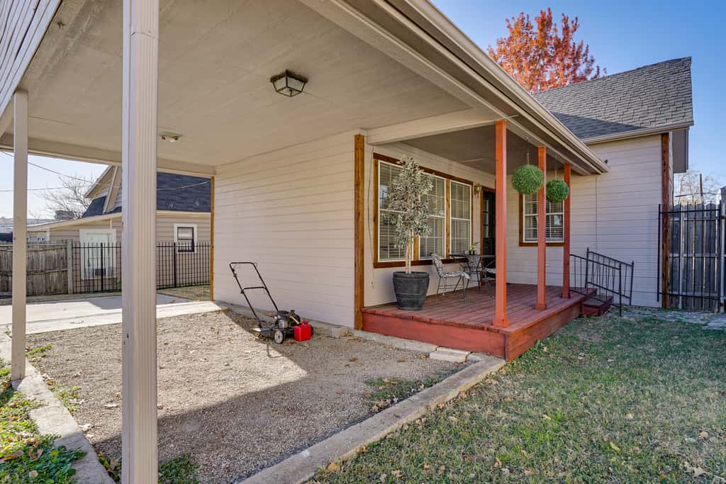 Walk to Shops: Centrally Located Fort Worth Home