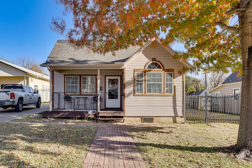 Walk to Shops: Centrally Located Fort Worth Home