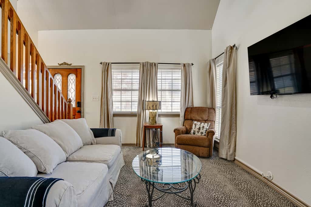 Walk to Shops: Centrally Located Fort Worth Home