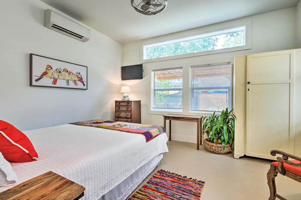 Walk to Beach from Chic Old Town Apartment w/ Yard