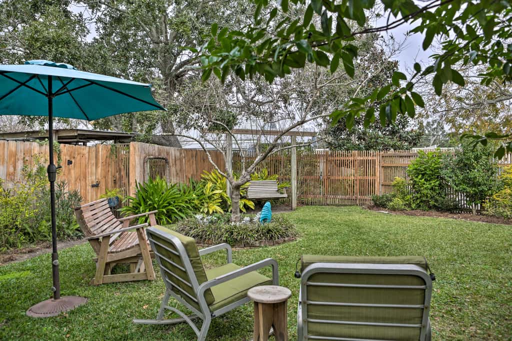 Walk to Beach from Chic Old Town Apartment w/ Yard