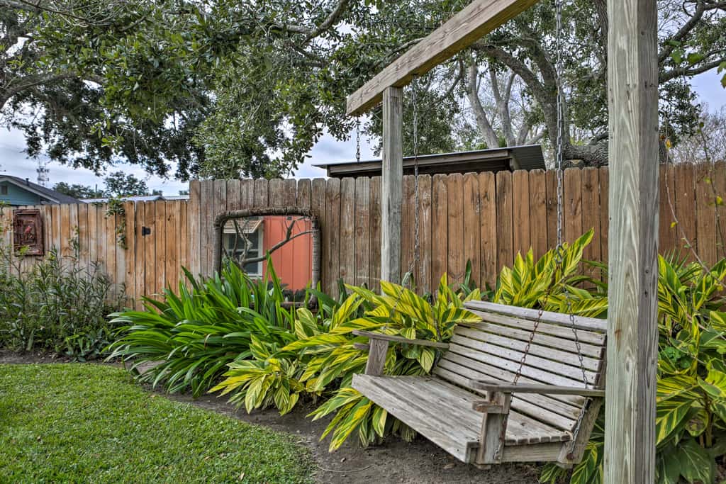 Walk to Beach from Chic Old Town Apartment w/ Yard