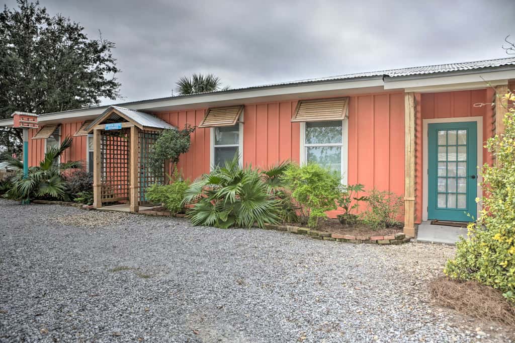 Walk to Beach from Chic Old Town Apartment w/ Yard