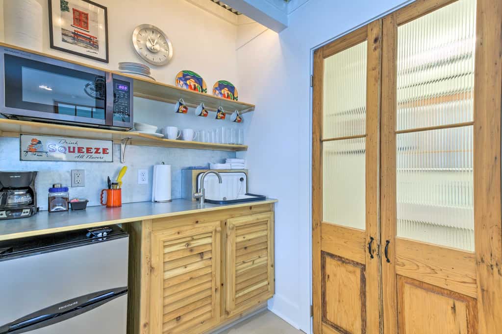 Walk to Beach from Chic Old Town Apartment w/ Yard