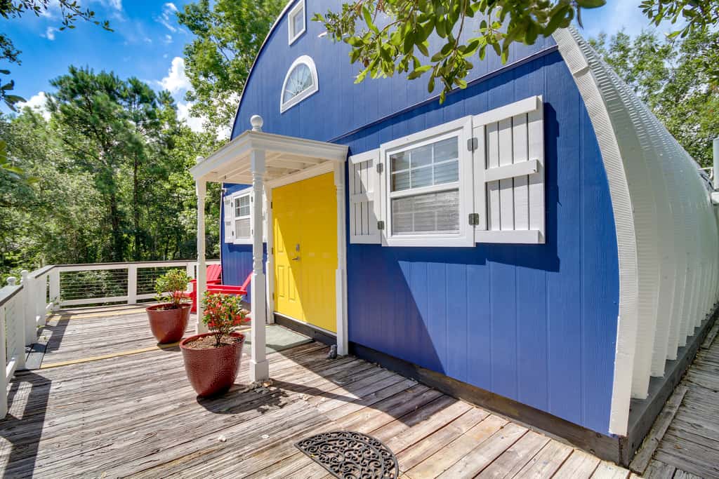 Wraparound Deck: Unique Bay St Louis Home on Canal