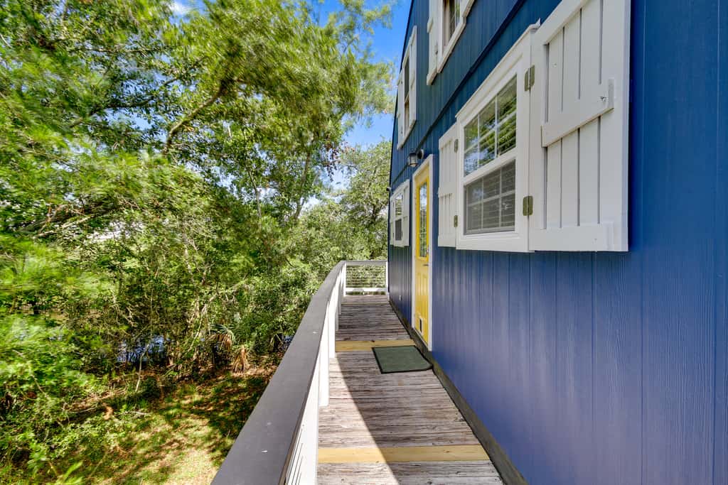 Wraparound Deck: Unique Bay St Louis Home on Canal