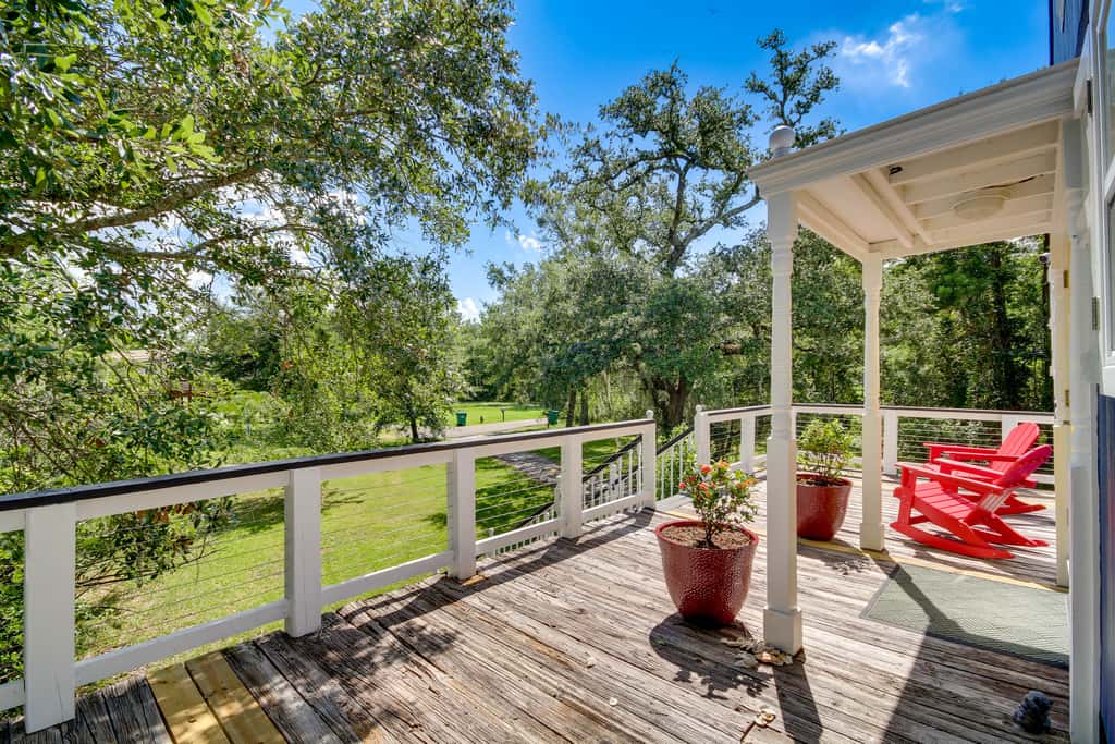 Wraparound Deck: Unique Bay St Louis Home on Canal