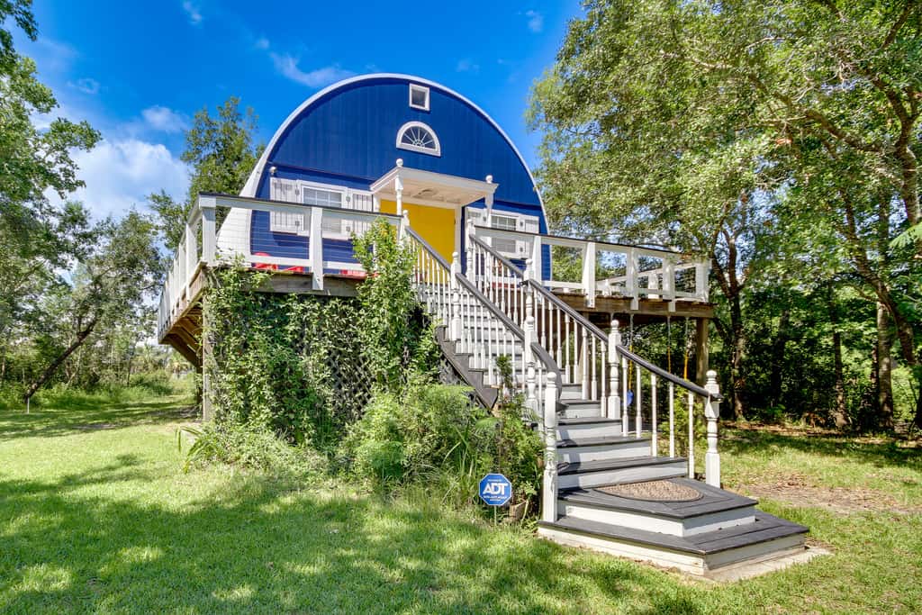 Wraparound Deck: Unique Bay St Louis Home on Canal
