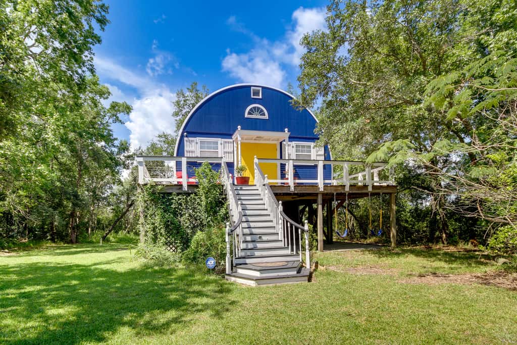 Wraparound Deck: Unique Bay St Louis Home on Canal