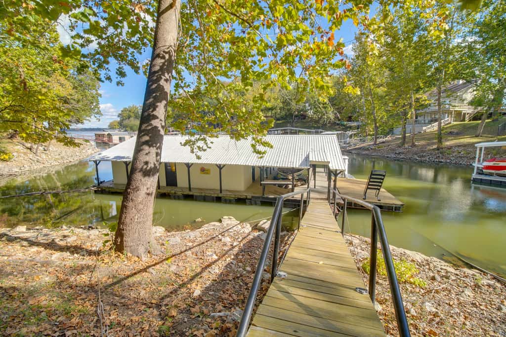 Game Room, Dock & Hot Tub: Grand Lake Getaway