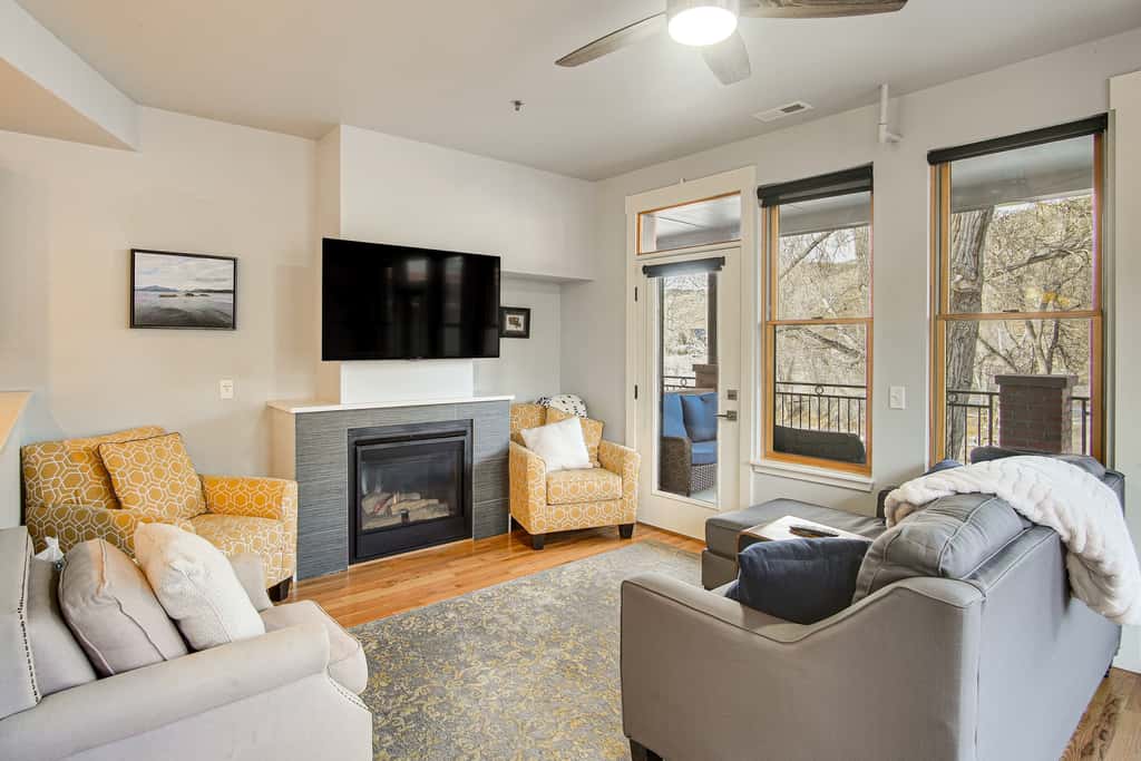 One-of-a-Kind Riverside Condo in Downtown Salida