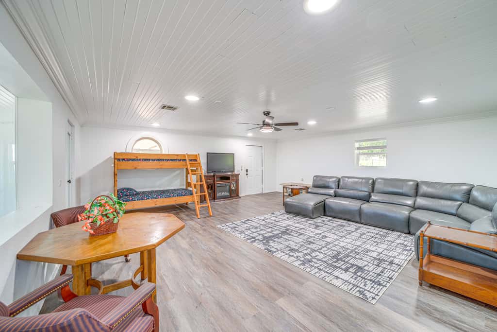 Waterfront Lake Eufaula Home: Dock & Beach Access!