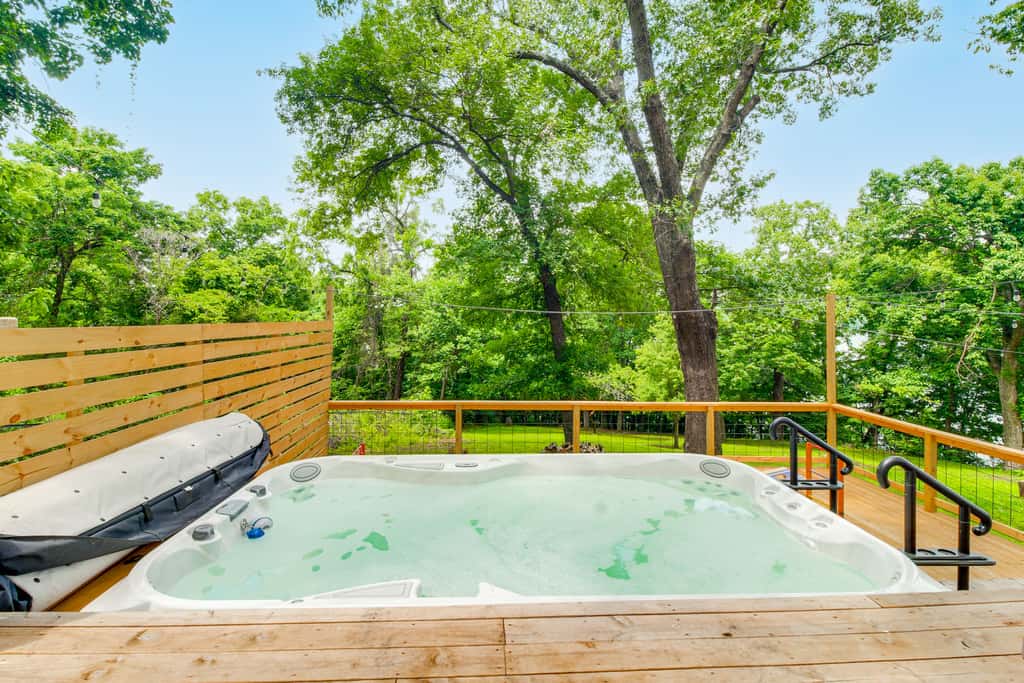 Waterfront ‘StoneHaven at Reed Point’ w/ Swim Spa!