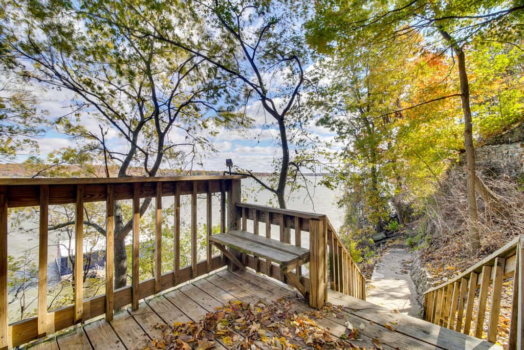 Waterfront ‘StoneHaven at Reed Point’ w/ Swim Spa!