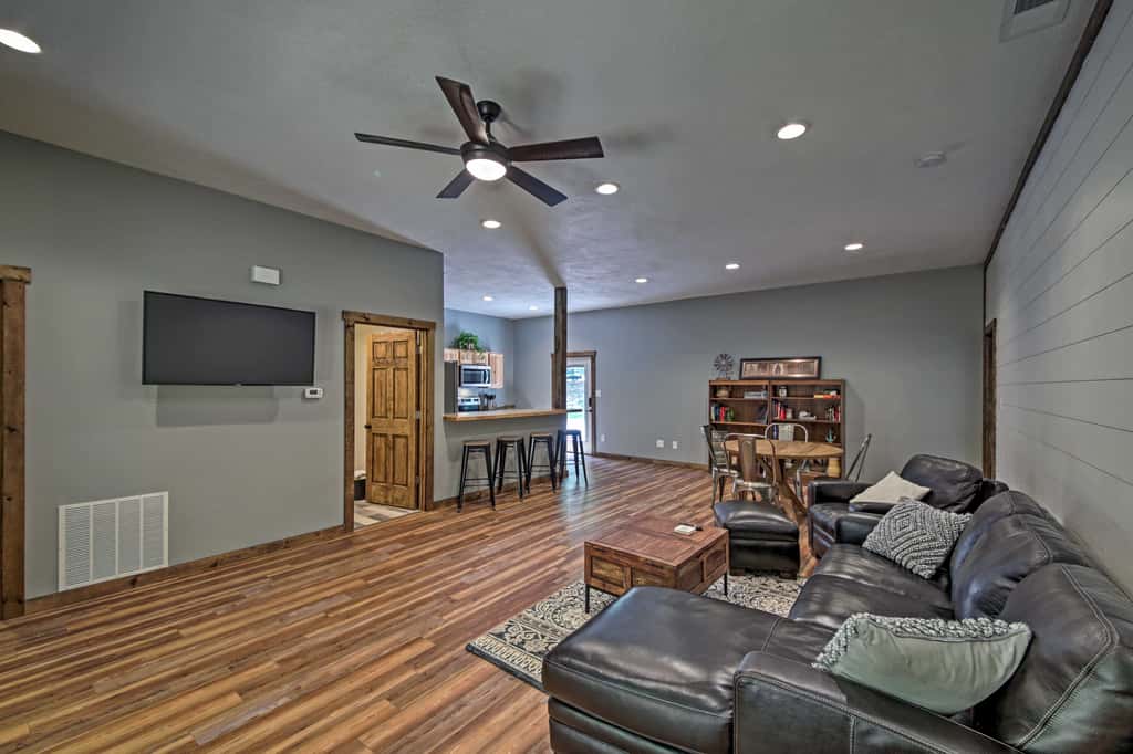 ‘Camp Monroe’ in Bloomington w/ Deck & Views!