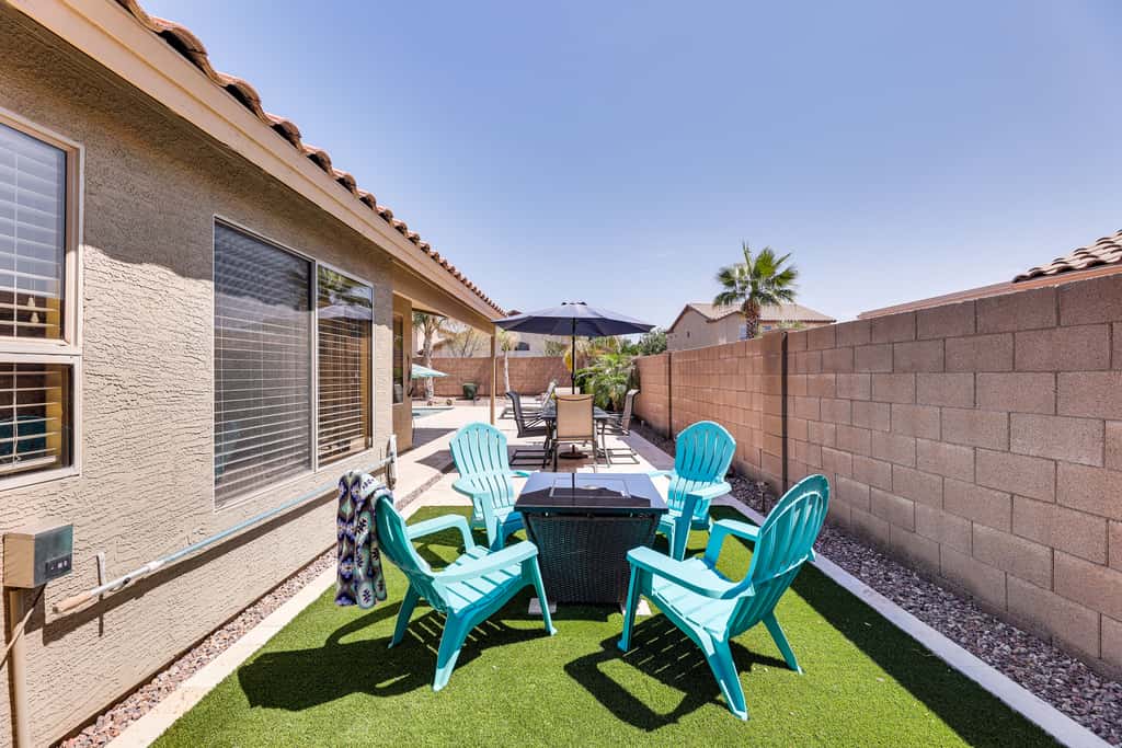 Sunny Maricopa Getaway w/ Private Pool + Fire Pit!