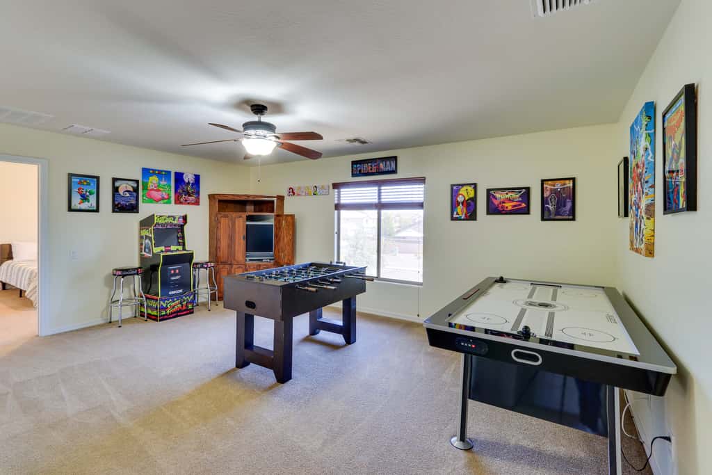 Cheerful Maricopa Gem w/ Home Theater & Game Room!