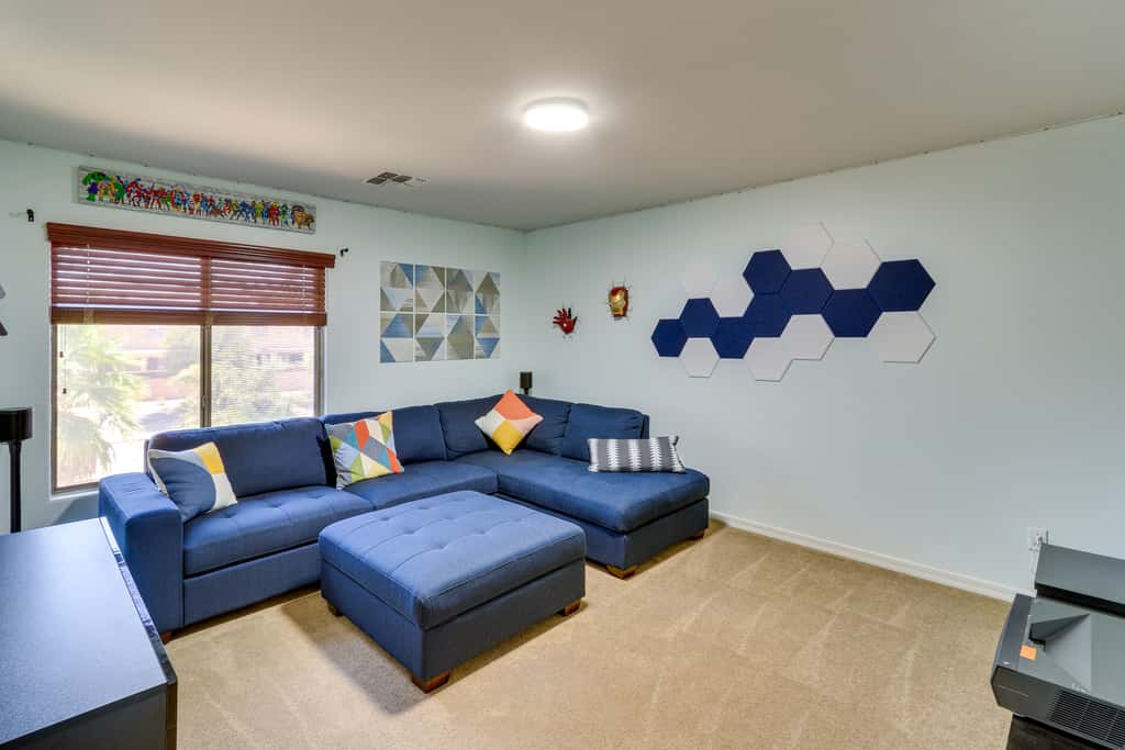 Cheerful Maricopa Gem w/ Home Theater & Game Room!