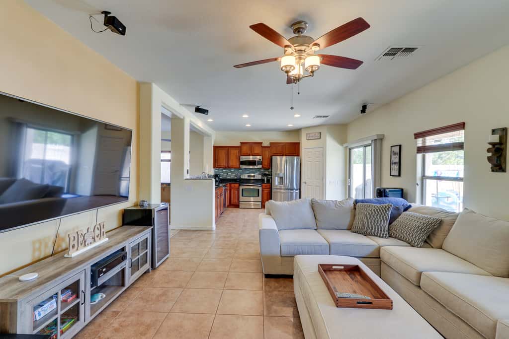 Cheerful Maricopa Gem w/ Home Theater & Game Room!