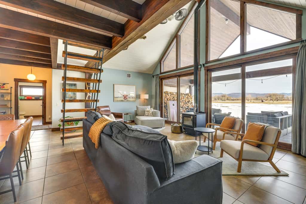 Fish, Hike & Ski: Mtn-View Gunnison Home w/ Sauna
