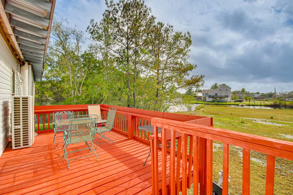 Fishing On-Site: Waterfront Home in Bay St Louis