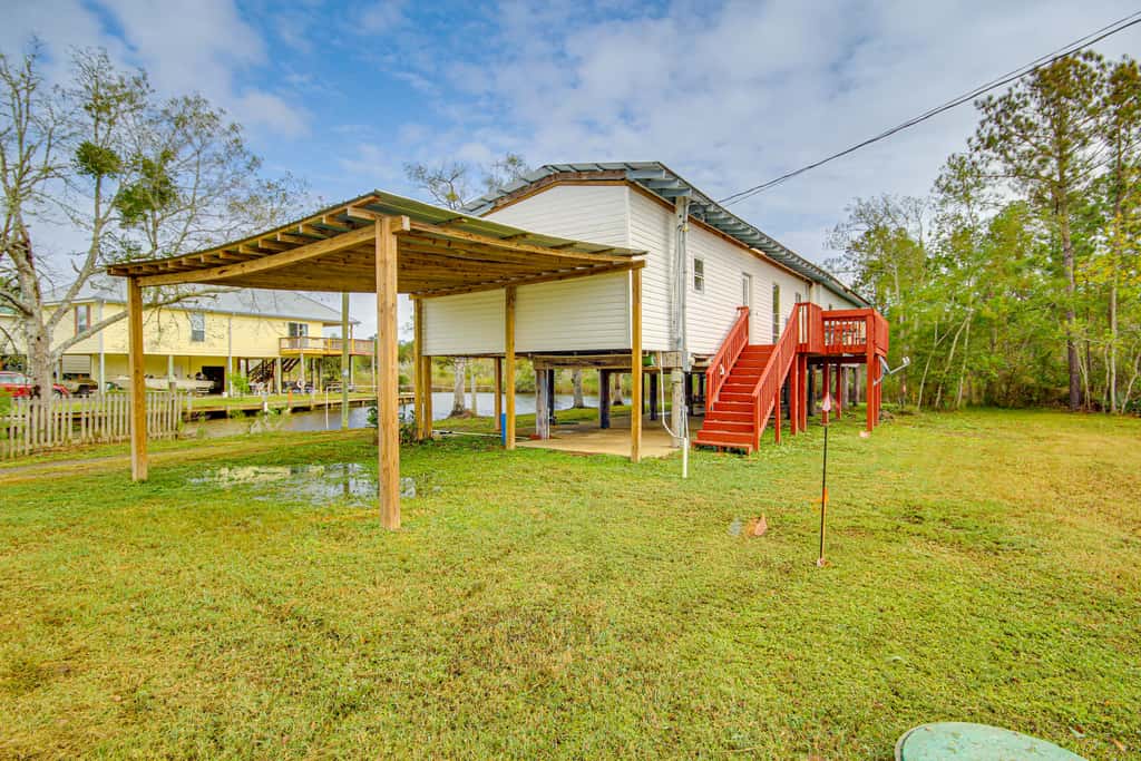 Fishing On-Site: Waterfront Home in Bay St Louis