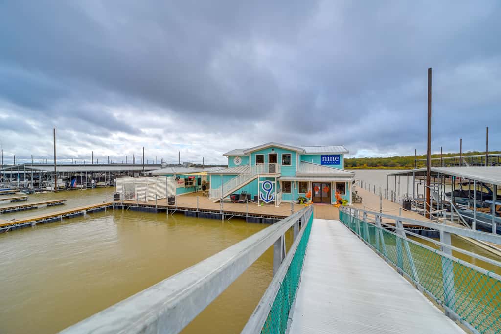 Lake Eufaula Cabin w/ Dock at Nine Marina