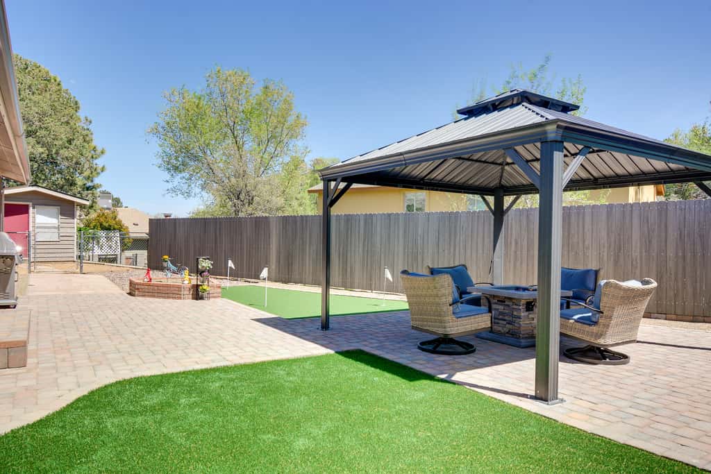 Putting Green & Patio: Central Prescott Home