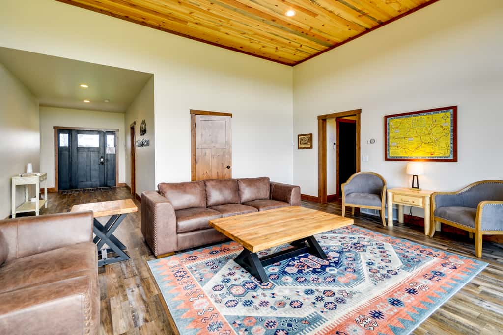 Sleek Red Lodge Home Rental w/ Private Hot Tub!