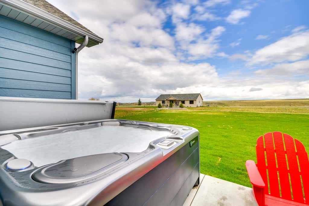 Sleek Red Lodge Home Rental w/ Private Hot Tub!