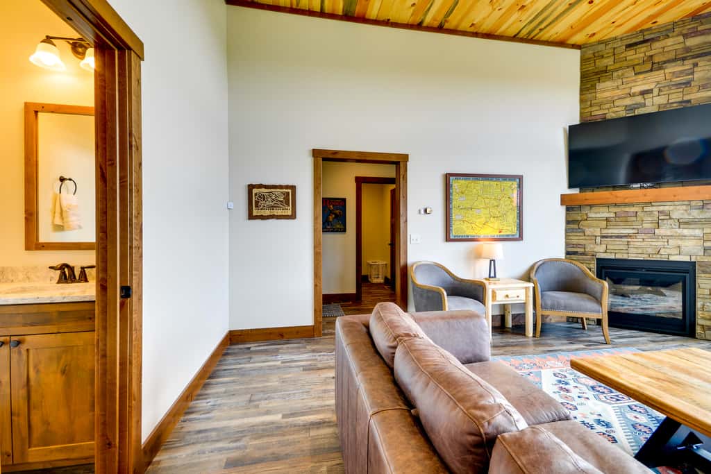 Sleek Red Lodge Home Rental w/ Private Hot Tub!