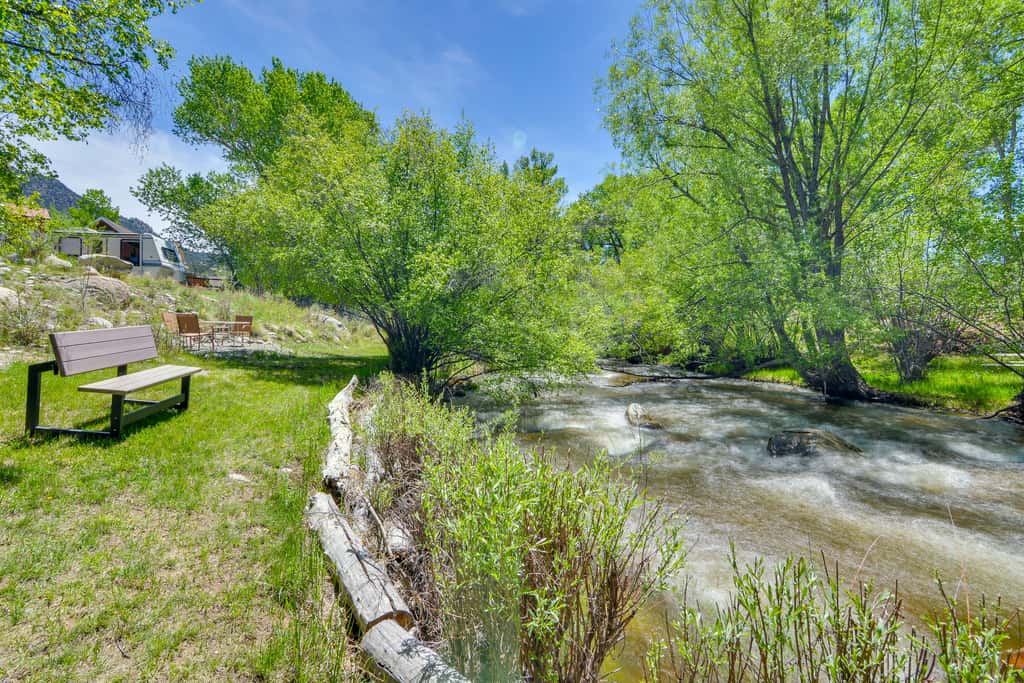Buena Vista Creekside Home w/ Private Hot Tub!