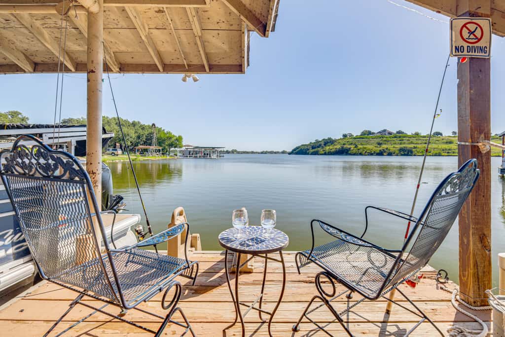 Luxury Lake Granbury Home: Dock, Hot Tub & Decks!