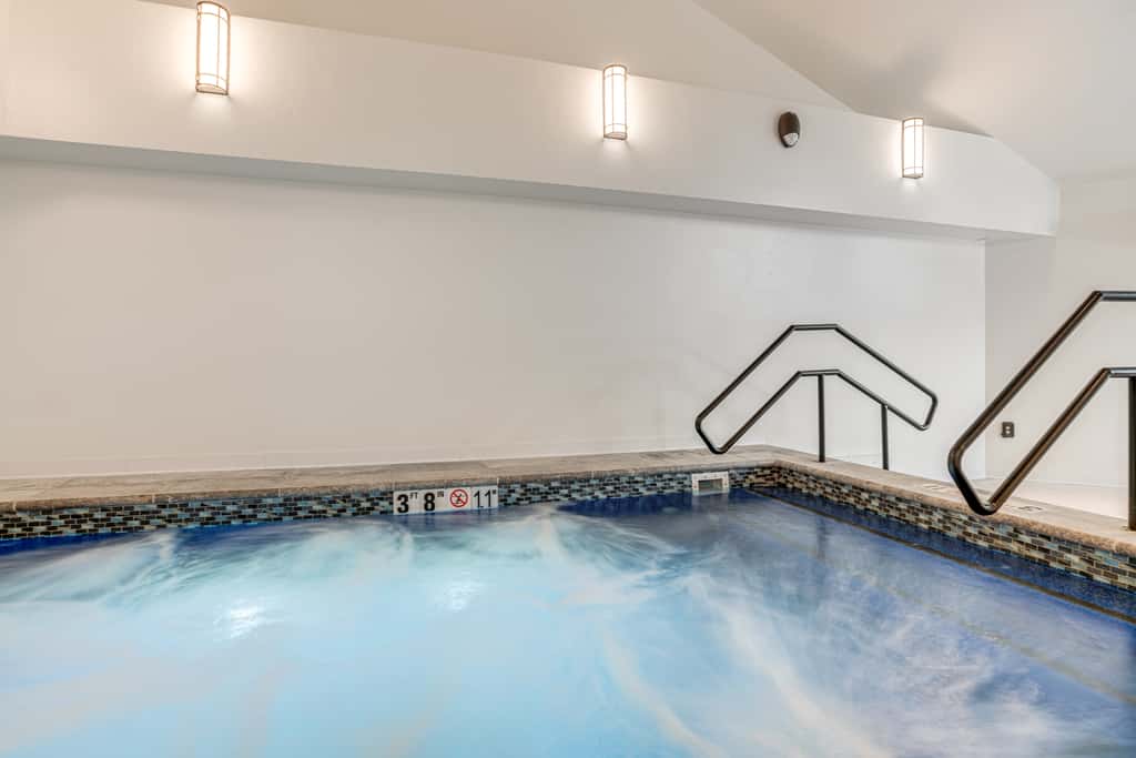 Relax in our hot tub after world class skiing