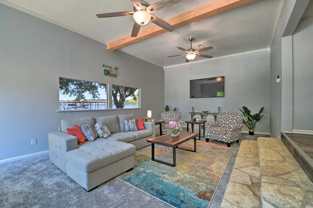 Spacious Granbury Home w/ Lakefront Outdoor Oasis!