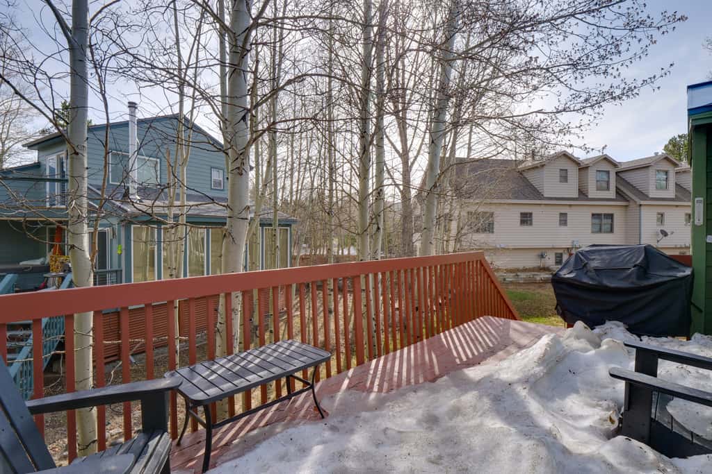8 Mi to Copper Mtn: Dtwn Frisco Retreat w/ Deck!