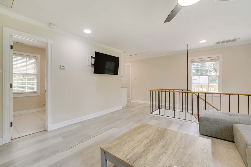 Spacious Durham Home w/ Fire Pit & Hot Tub!